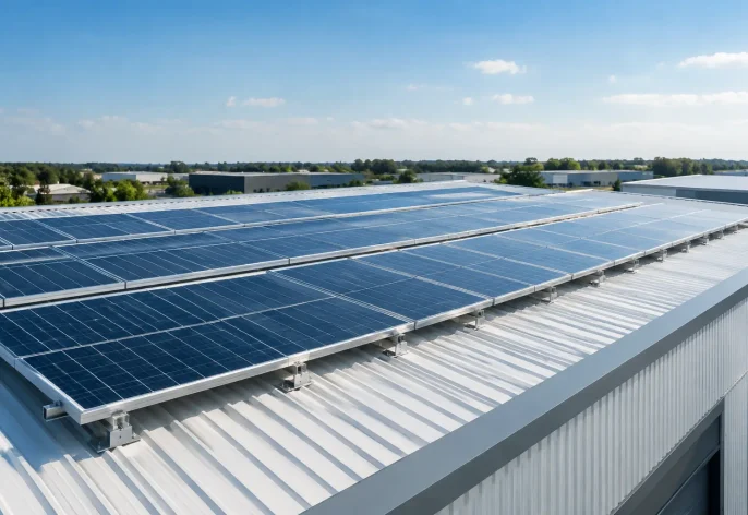 Solar Racking for Warehouse Roofs That Protects