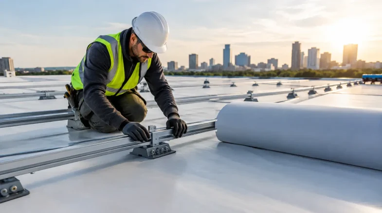 Membrane Rail System Review for Commercial Roofs