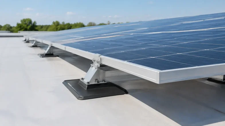 Solar Mounts That Protect Membrane Roofs